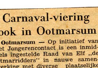 Heukske: Hoe de krant in 1964 de oprichting van de Othmarridders beschreef