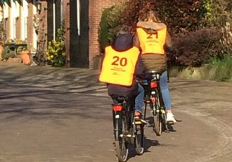 62 leerlingen op de fiets voor het praktisch verkeersexamen