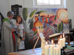 Kleurrijke viering tijdens Kunst in de Kerk