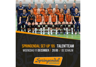 Tweede helft competitie van start met Springendal Set-Up ’65 tegen Talentteam