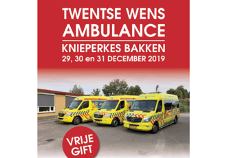 Knieperkes Bakken voor de Twentse wensambulance