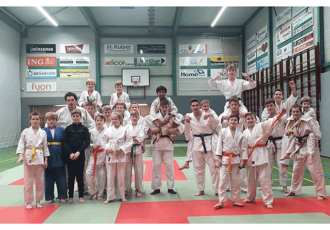 Judoka’s Ootmarsum halen een hogere slip of band