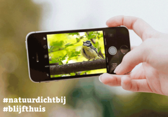 Blijf thuis en doe mee met de #natuurdichtbij fotochallenge