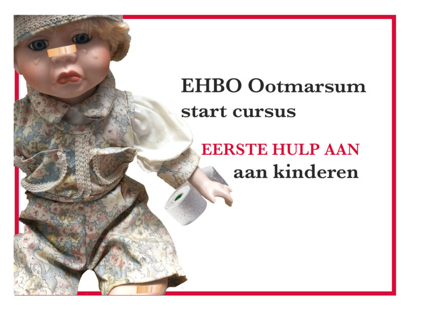 EHBO Ootmarsum start  met cursus Eerste Hulp aan kinderen