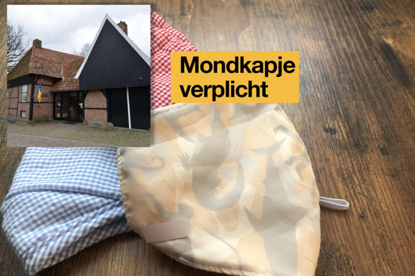 Schoolmuseum Ootmarsum stelt mondkapje verplicht