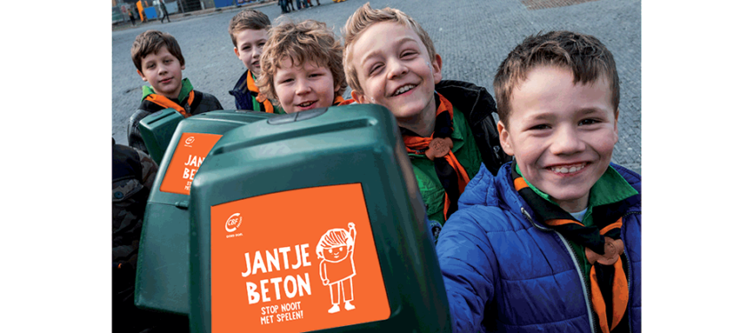 Aanmelden collecte Jantje Beton