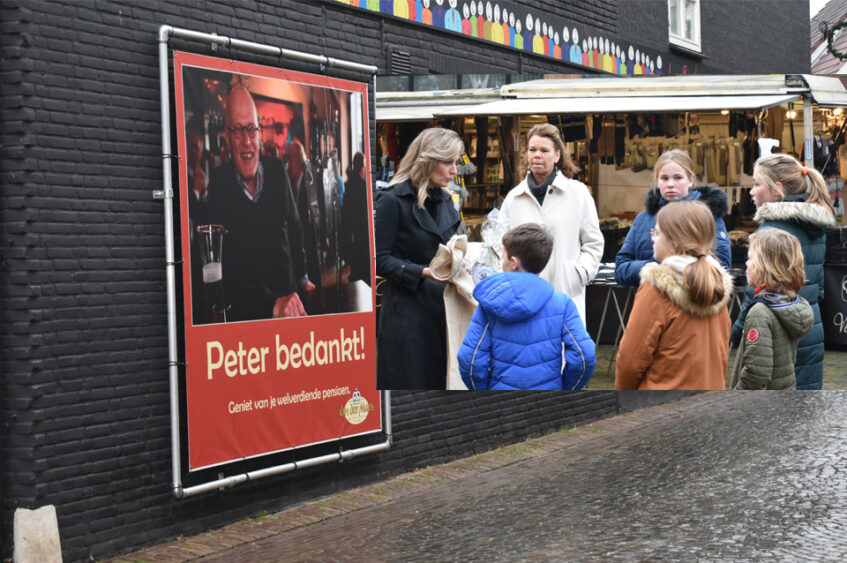 Kinderen ‘de Meander’ verrassen Peter Johannink