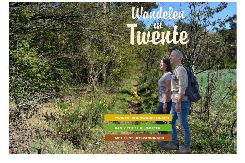 Ontdek Twente met de nieuwe gids van  Wandelkoningin Truus Wijnen