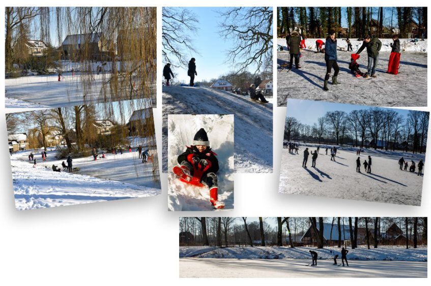 Volop winterpret in Ootmarsum