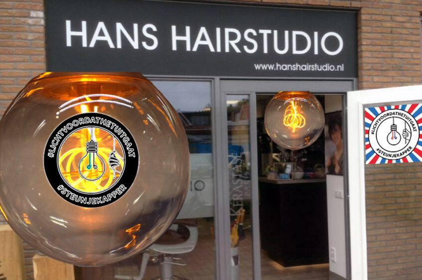 Het licht brandt vanavond bij Hans Hairstudio aan de Meierij