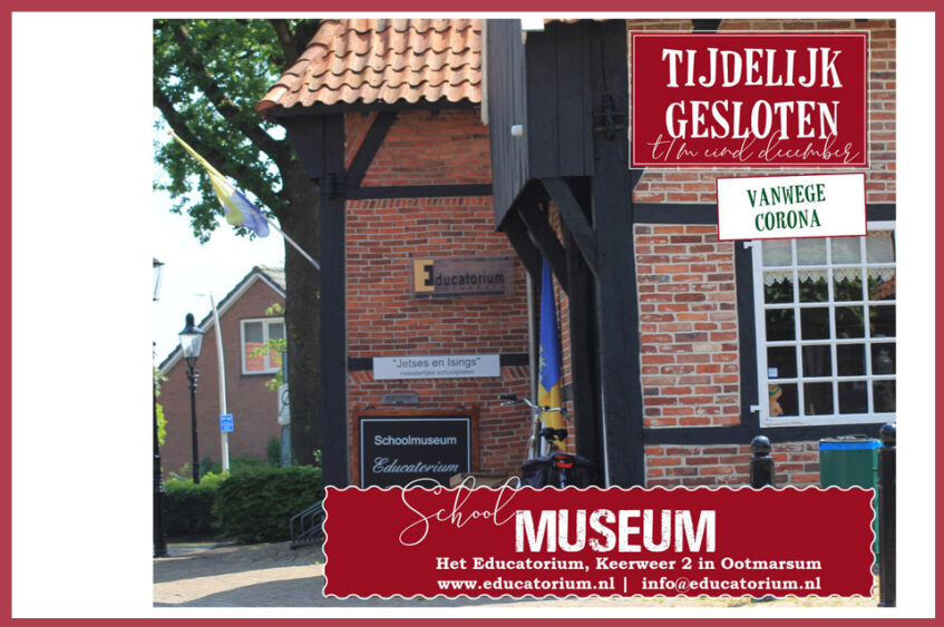 Mogelijke heropening Onderwijsmuseum Ootmarsum naar eind mei