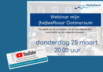 Webinar mijn (be)leefbaar Ootmarsum