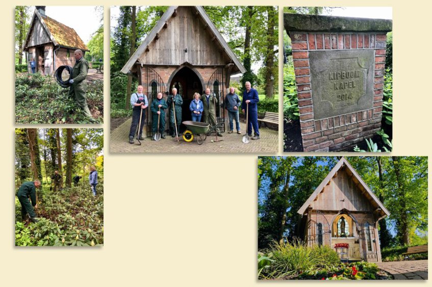 Beplanting rond Mariakapel in Agelo staat nooit meer droog