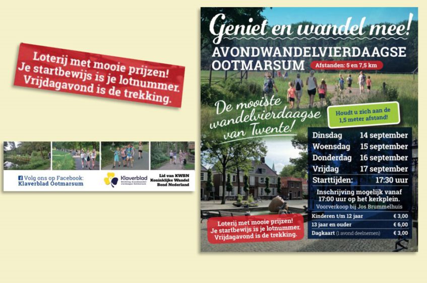 Ander tijdstip doet niets af aan sfeer Avondwandelvierdaagse Ootmarsum