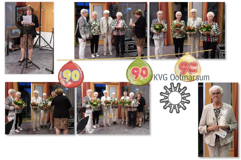 90 jaar KVG en gouden leden