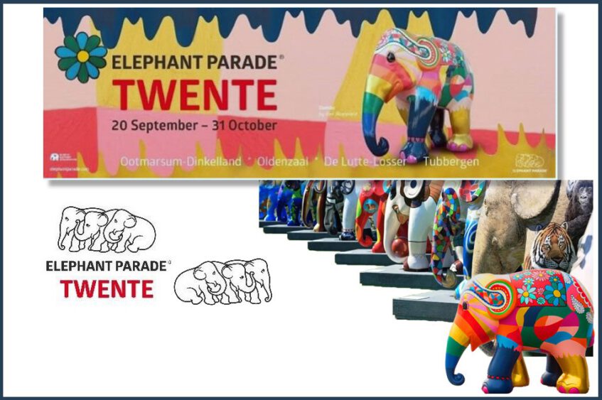 Wereldtentoonstelling Elephant Parade strijkt neer in Noordoost-Twente