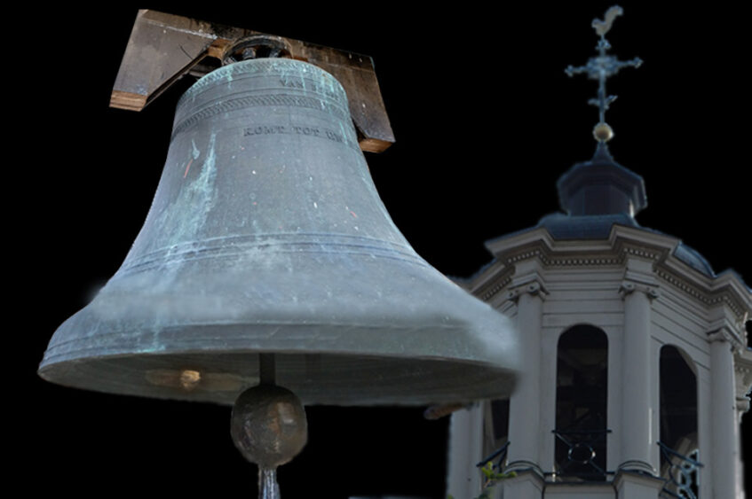 Kerkklokken luiden in Kerstnacht