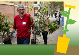 Een groene en gezellige straat