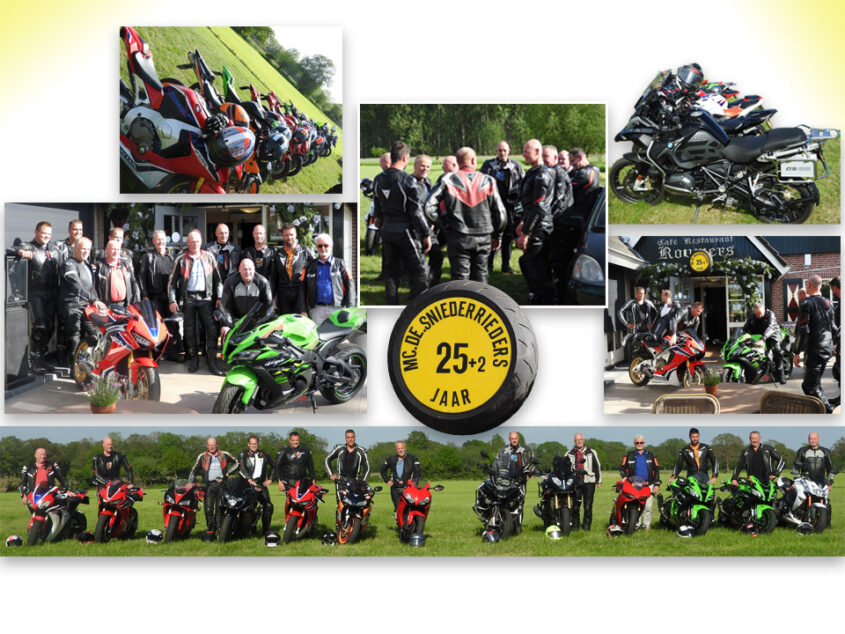 Zilveren Motorclub ‘De Sniederrieders’ geniet van ronkende motoren