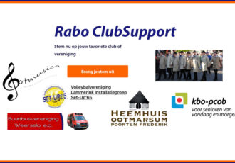 RaboClubSupport van start dus stemmen op je favoriete club of vereniging