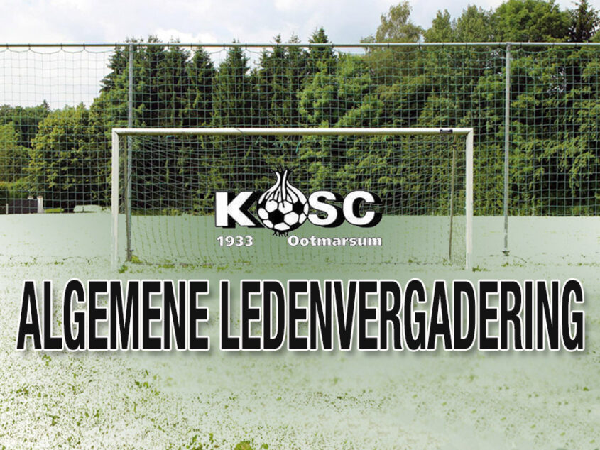 Algemene Ledenvergadering KOSC