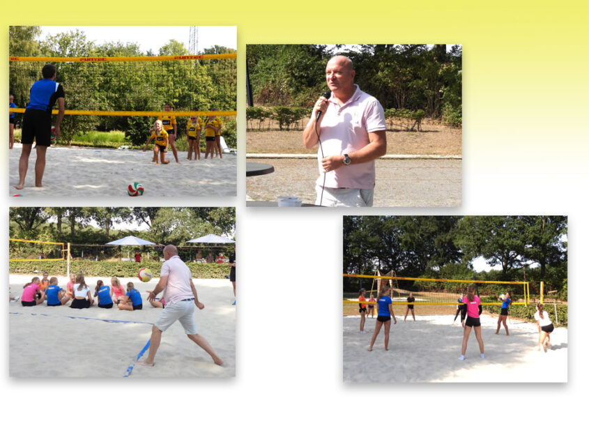 Ideale weersomstandigheden tijdens opening beachvolleybalcomplex