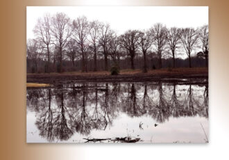 Henriet Offrein ziet het water wassen