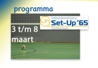 Vrijdag en zaterdag volleybal in sporthal de Schalm