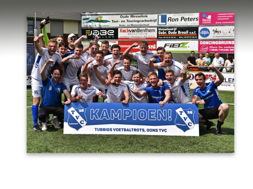 TVC 2 schrijft clubhistorie met kampioenschap in de hoofdklasse!