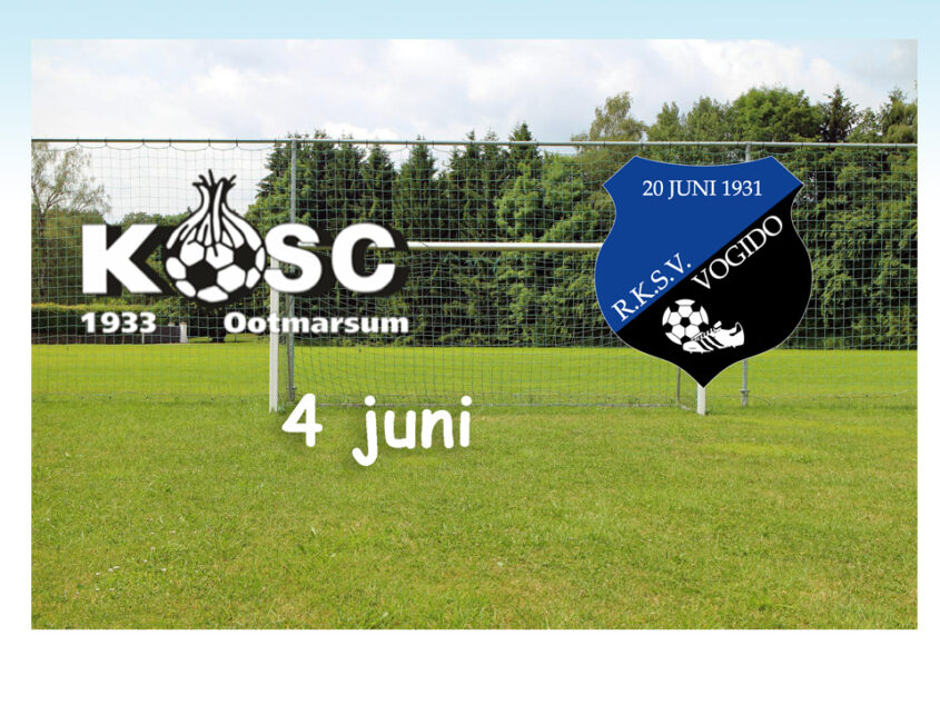 De eerste finale voor KOSC speelt zich af tegen Vogido