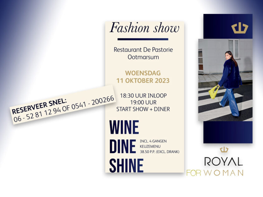 Fashion show ‘Wine Dine Shine’