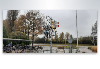 Deel nietjes weggehaald…fietsen op een andere plek…