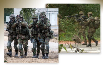 Militaire oefening in Noordoost Twente