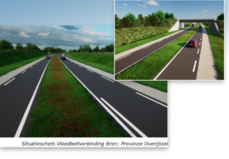 Vloedbeltverbinding ontlast verkeersdrukte in Zenderen en Borne