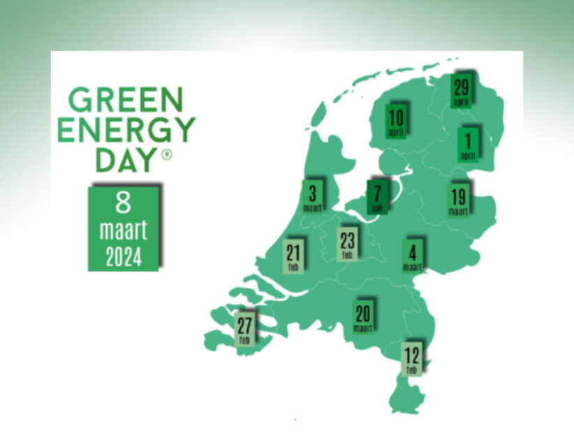 Green Energy Day op 19 maart 2024: de dag dat de duurzame energie ‘op’ is