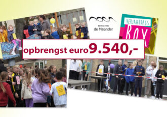 Fantastische opbrengst sponsorloop Meander voor Verjaardagsbox