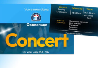 Concert voor Maria: ‘Een Gemeenschappelijk Eerbetoon’
