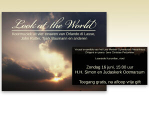 Concert ‘Look at the world’ door leerlingen Lise Meitner Gymnasium