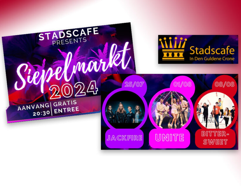 Line up Stadscafé na Siepelmarkten bekend