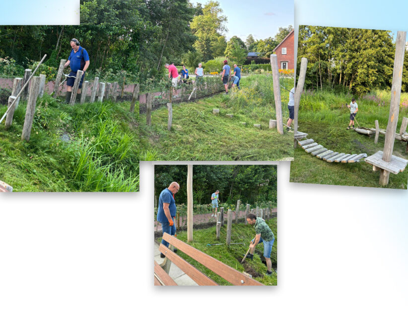 Onderhoudsbeurt speeltuin en beekdal Moerbekkenkamp