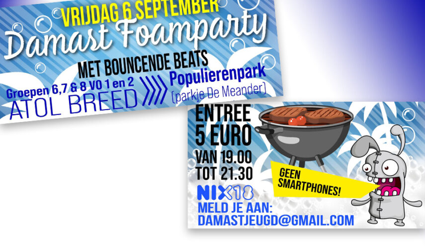 Schuimparty voor de jeugd een evenement om naar uit te kijken