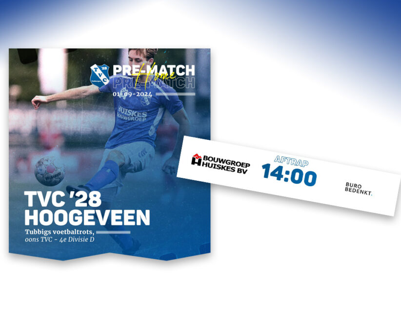 TVC ’28 ontvangt VV Hoogeveen