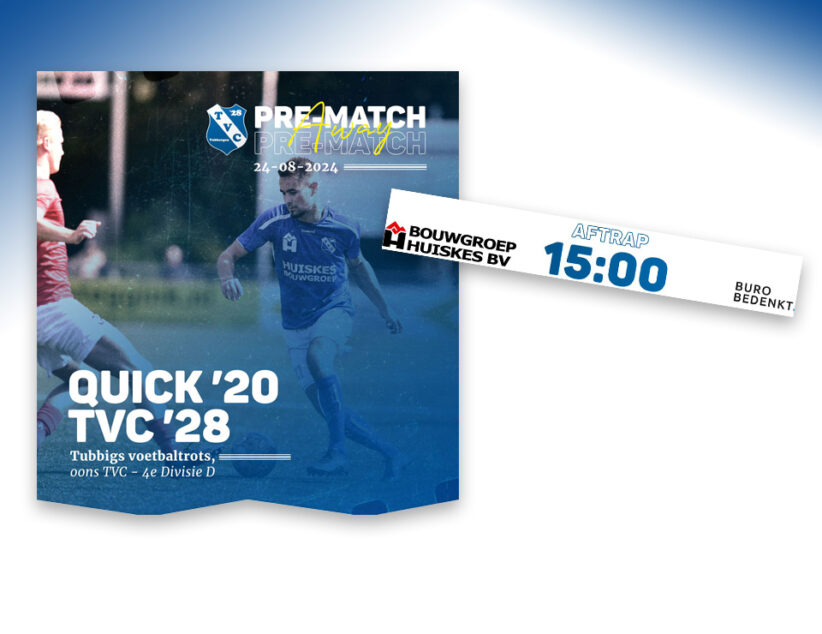 TVC’28 start competitie uit bij Quick’20