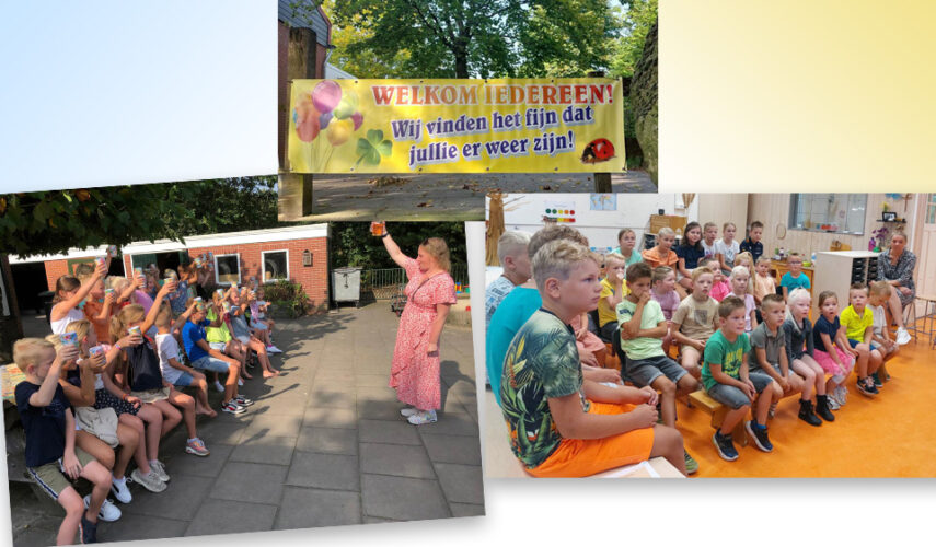 Zonnige start nieuw schooljaar basisschool ’n Baoken