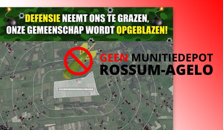 Massaal Noabergeluid tegen komst munitiedepot