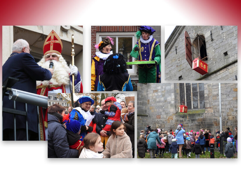 Kinderen en speurpiet vinden samen de schatkist van Sinterklaas