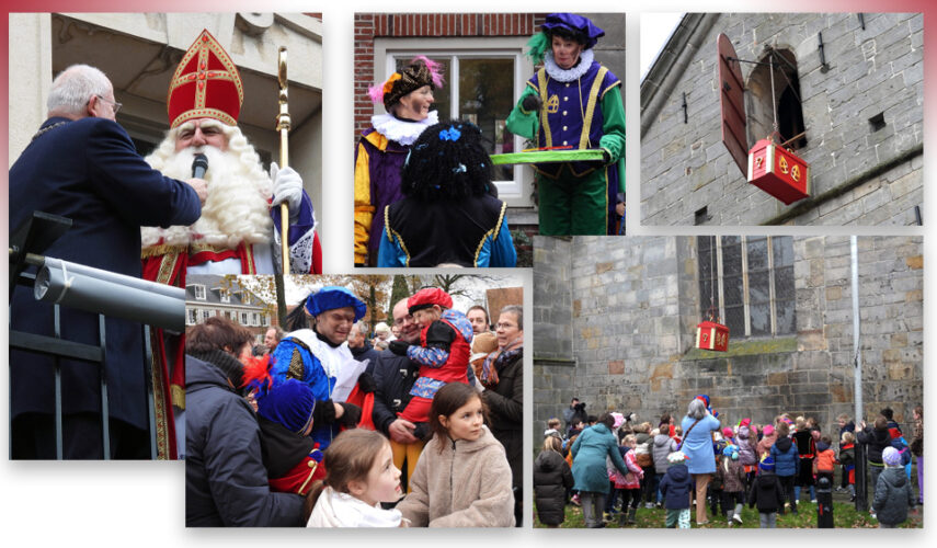 Kinderen en speurpiet vinden samen de schatkist van Sinterklaas