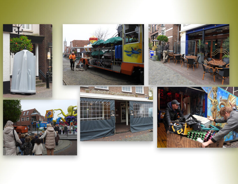 Het is kermis in de stad