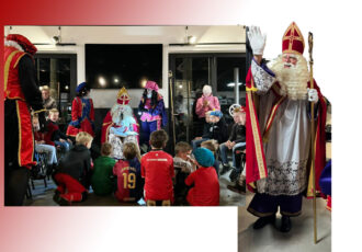 Jongste KOSC jeugd geniet van Sinterklaas