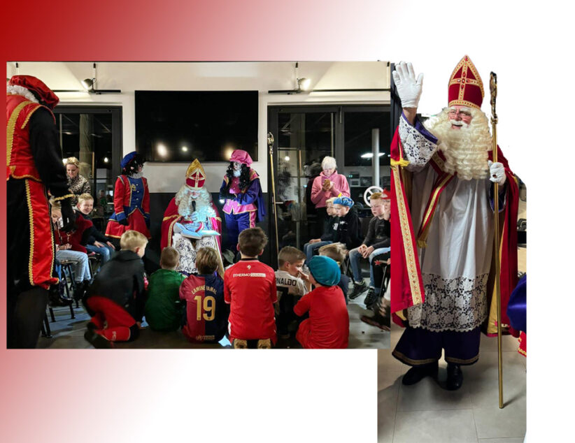 Jongste KOSC jeugd geniet van Sinterklaas